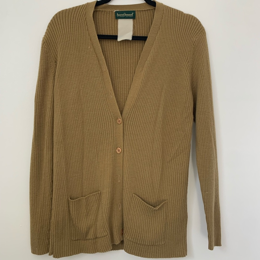 Harve Benard (Holtzman) Camel Vintage Cardigan